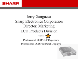 Sharp Electronics Corporation Jerry Ganguzza Director