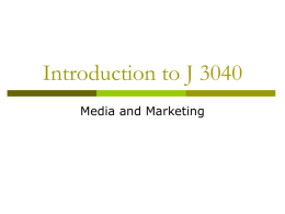 Introduction to J 3040