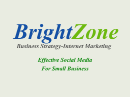 BrightZone - Entrepreneurs Assembly (EA)