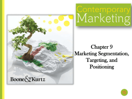 Chapter 5 Consumer Behavior