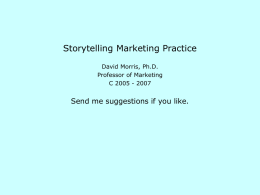 Marketing & Storytelling Practice PowerPoint