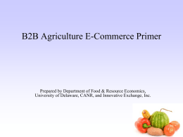 Expanding Your Farm Market Business Using E