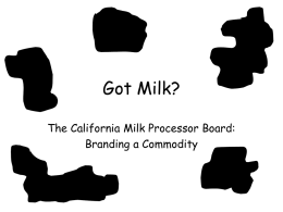 Got Milk? - Villanova University