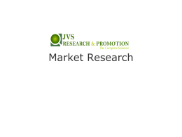###Market Research - PowerPoint Presentation###