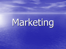 Marketing - Frosty’s Business Studies Blog