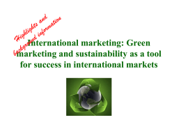 Green marketing - Hochschule Heidelberg