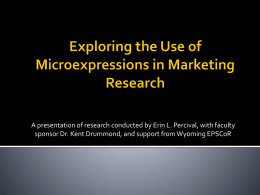 Exploring the Use of Microexpressions in Market Research
