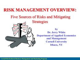 Risk Management Overview