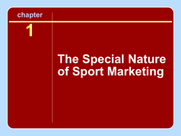 The Sport Product