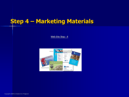 Marketing Materials PowerPoint Slides