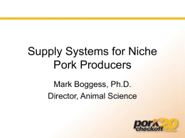 Supply Systems and Producer Marketing