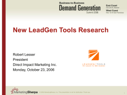 Why we need LeadGen Tools