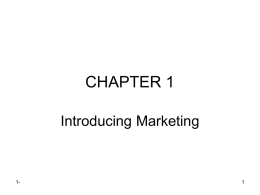 introducing marketing
