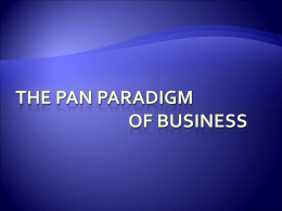 The Pan Paradigm of Business Analysis