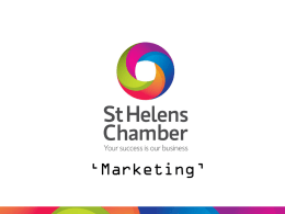 Marketing - St Helens Chamber