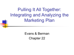 integrated marketing plan