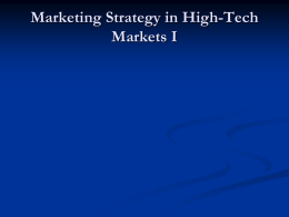 Marketing Strategy in High