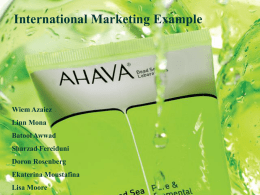 Presentation AHAVA (Spell Checked)