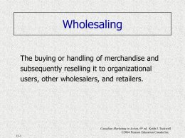 A retailer operating in an identical manner from one location to