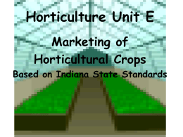Horticulture Unit E
