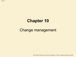 Presentation for Chapter 10