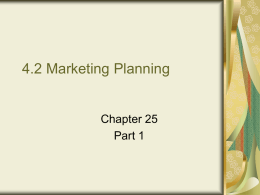 4.2 Marketing Planning Part 1 PPT