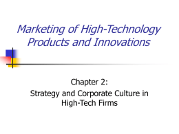 Marketing of High-Technology Products and Innovations Jakki J. Mohr