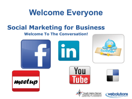 Social Marketing for Business!