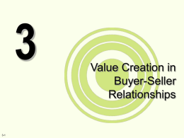 Creating Value
