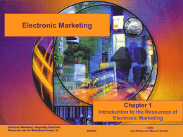Electronic Marketing
