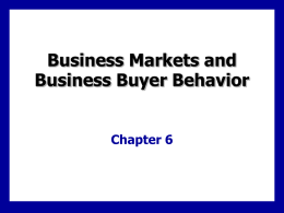 Definition Business Buyer Behavior