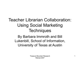 collaboration TreaMt07 - DSpace at The University of Texas at