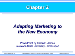 Marketing for a New Economy