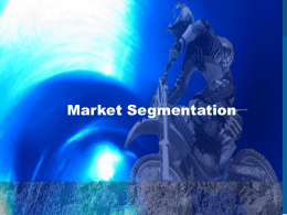 4.4 Market Segments