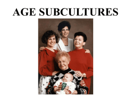 Age subcultures