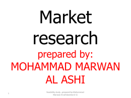 Market Research What is Marketing Research?