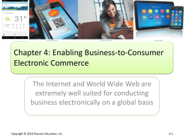 Enabling B2C Electronic Commerce