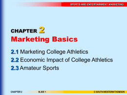Chapter 2 Marketing Basics - Cal State LA