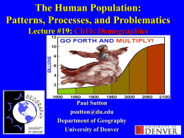 Lecture19a - University of Denver