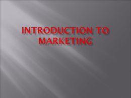 Introduction to Sports Marketing