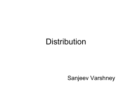 Middlemen and Distribution Channels
