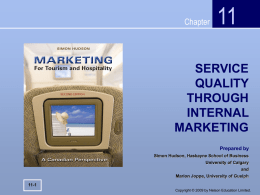 service quality through internal marketing