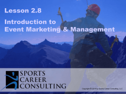 Lesson 2.8 - Intro to Event Mktg