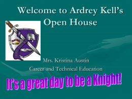 First Day and Open House Power point - kristinaaustin
