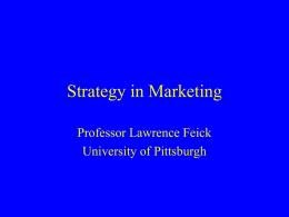 to see the Strategy - University of Pittsburgh