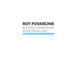 Growth Hacking - Roy Povarchik