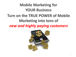 Mobile Sites: How they work for you?