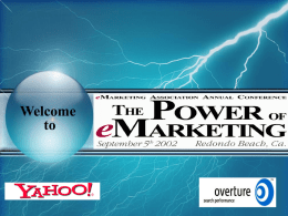 Presentation - The eMarketing Association