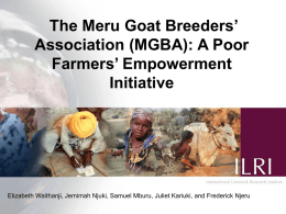 MGBA_A Poor Farmers Initiative - Gender and Agriculture