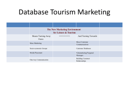database in tourism marketing